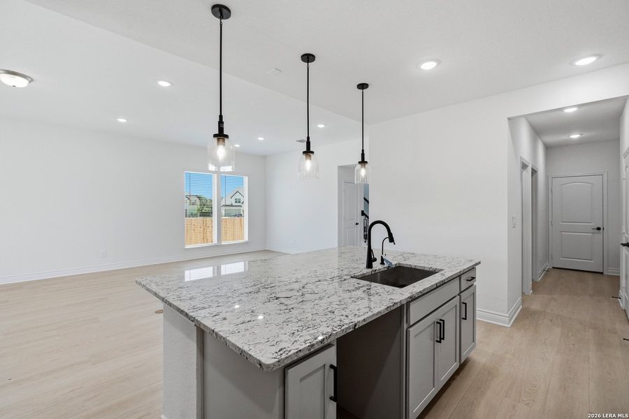 Furnished interior view inside a new home in Bison Ridge, San Antonio (Image 15).