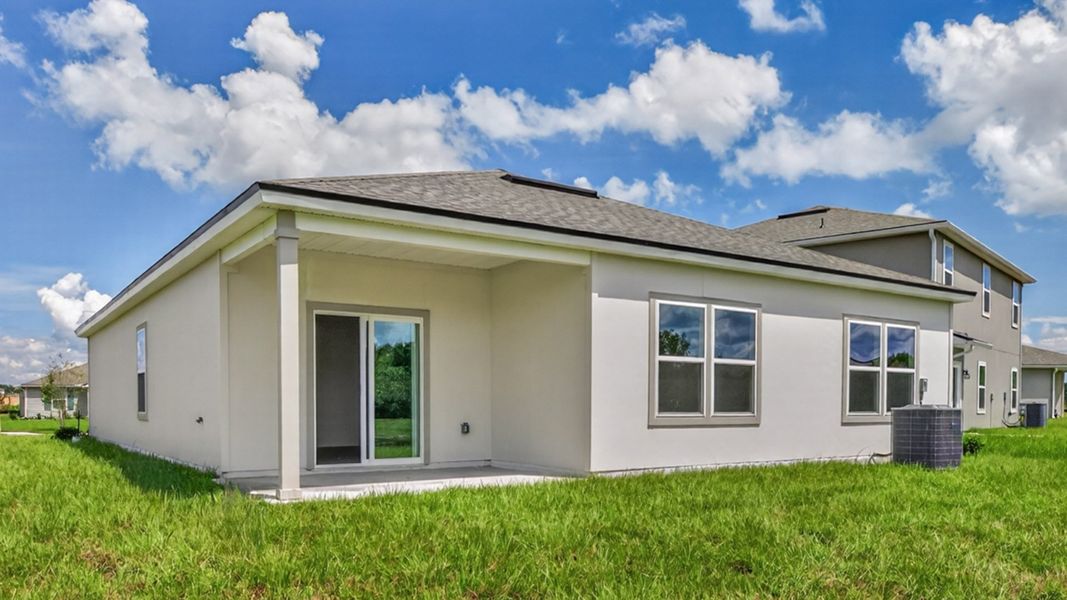 Representative exterior details of a home built from the Aria+ by D.R. Horton in Diamond Springs, Jacksonville (Image 4).
