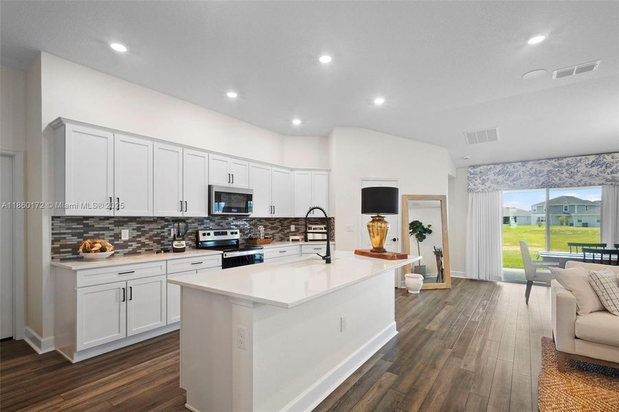 Furnished interior view inside a new home in , Davenport (Image 16).