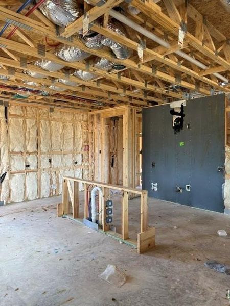 In-progress construction of a new home in Sorella, Tomball, TX (Image 30). In-progress construction of a new home in Sorella, Tomball, TX (Image 30).