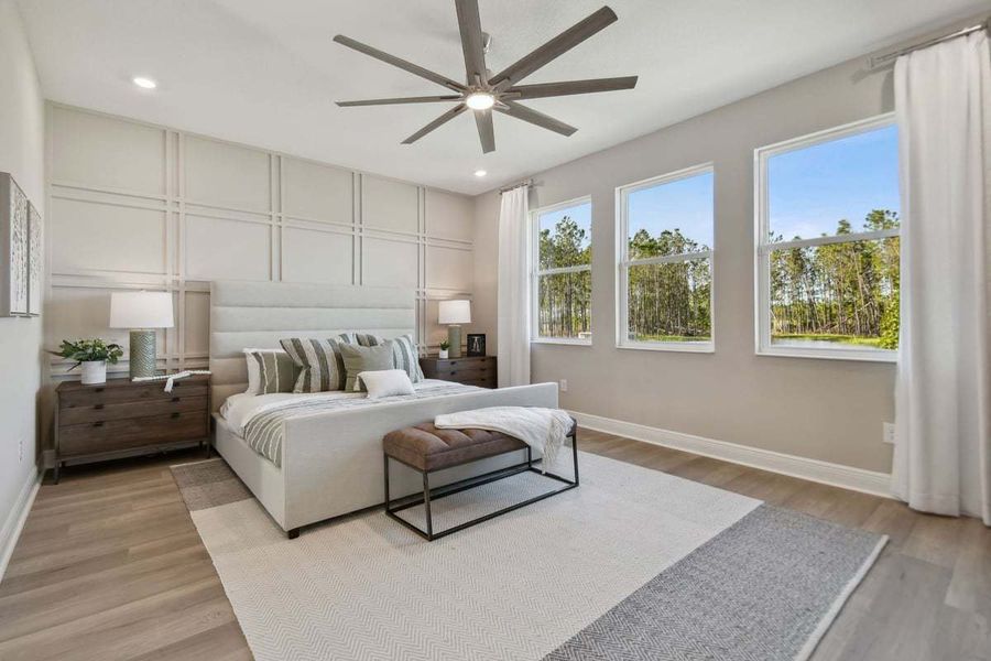 Furnished interior view inside a new home in Tamarack at Two Rivers, Zephyrhills (Image 8). Furnished interior view inside a new home in Tamarack at Two Rivers, Zephyrhills (Image 8).