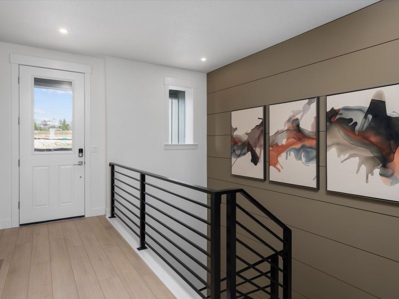 Representative furnished interior of a home built from the Walter by Lokal Homes in Paint Brush Hills, Peyton (Image 29).