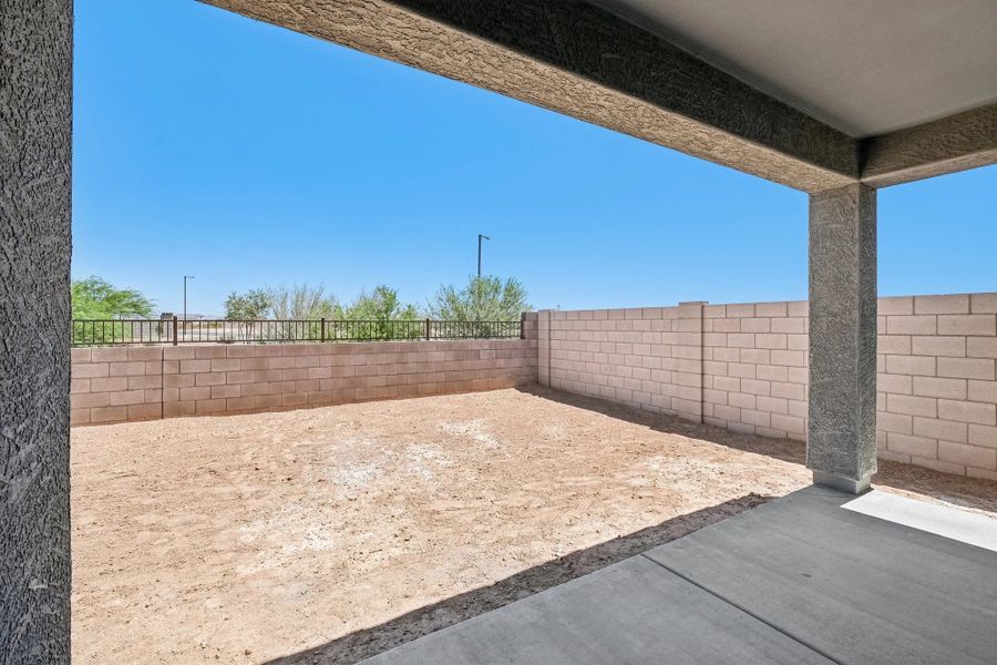 Covered patio