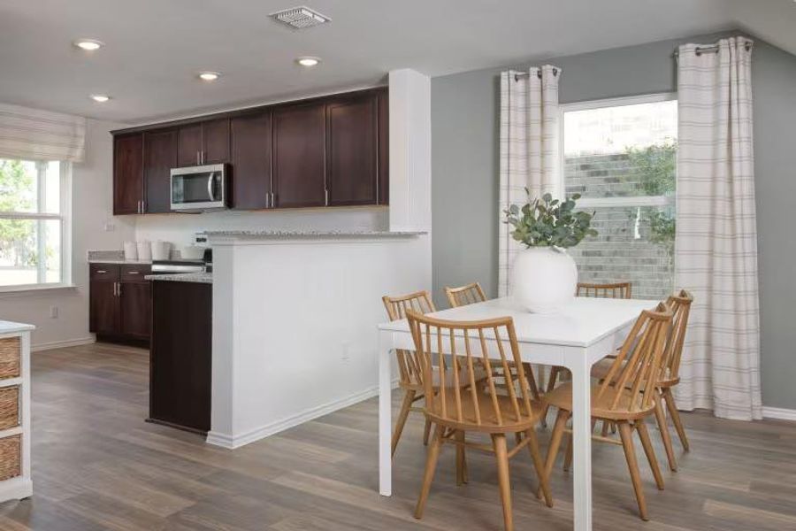 Photo of Pulte model home with same floor plan, not of actual home listed. Photo of Pulte model home with same floor plan, not of actual home listed.