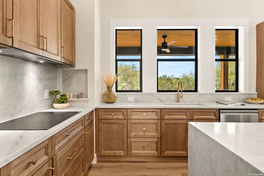 Furnished interior view inside a new home in , New Braunfels (Image 5).