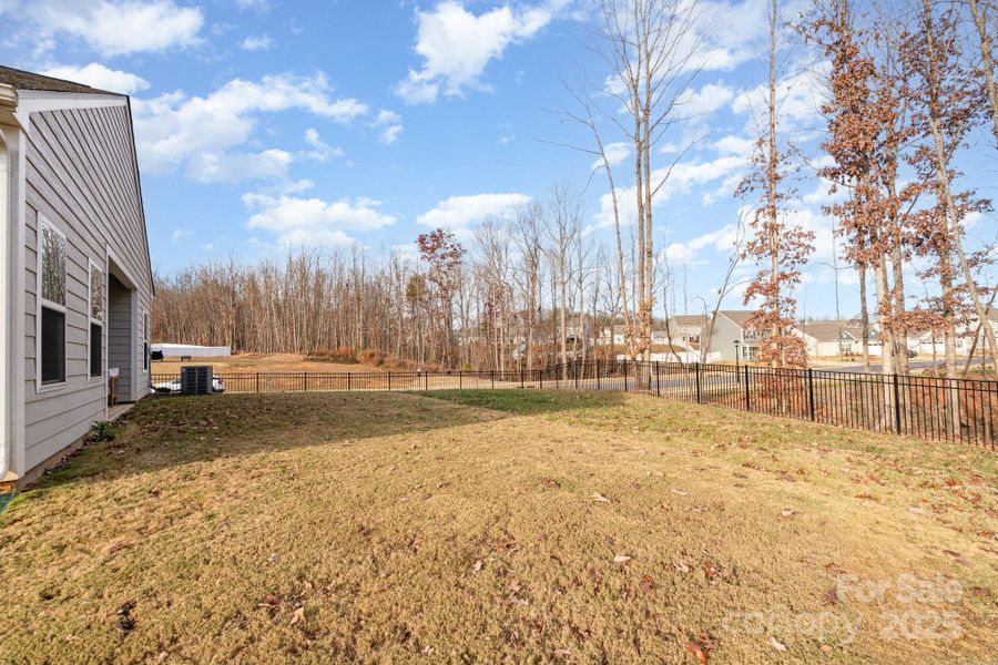 Exterior details and patio area of a home in , Troutman (Image 22).
