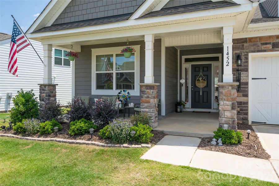 Exterior details and patio area of a home in , Sherrills Ford (Image 23).