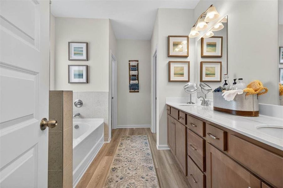 Furnished interior view inside a new home in Laurel Ridge, Rock Spring (Image 29).