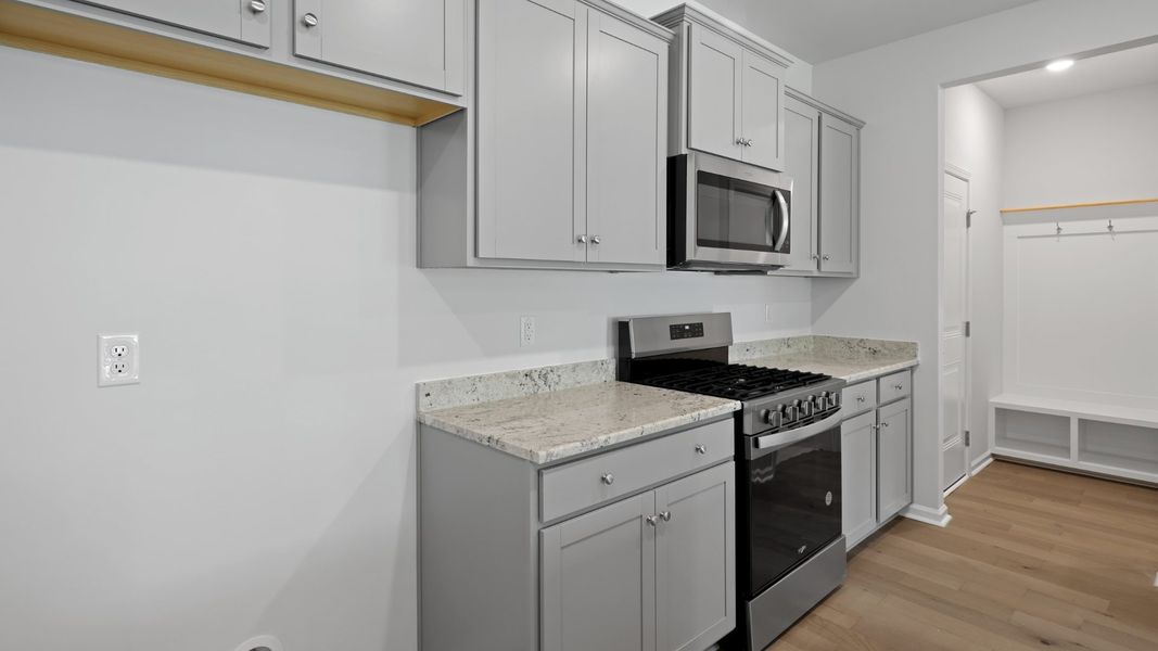 Representative furnished interior of a home built from the BELFORT by D.R. Horton in Founders Corner, Summerville (Image 4).