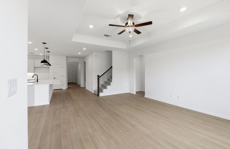 Spacious, unfurnished interior of a new home in West Cypress Hills, Spicewood (Image 41).