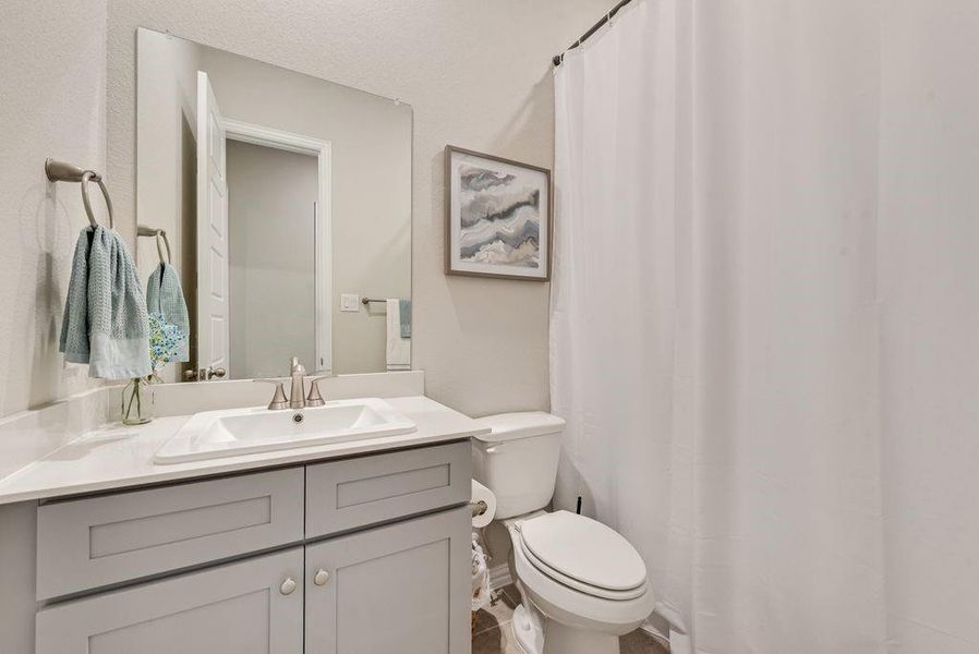 Furnished interior view inside a new home in , Flower Mound (Image 22).