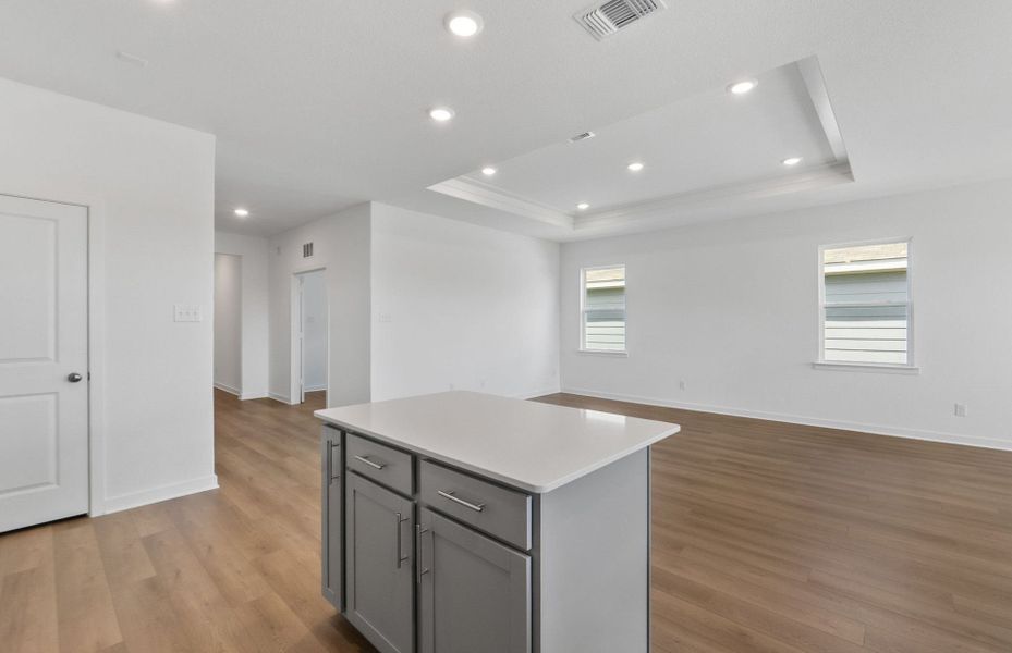 Furnished interior view inside a new home in County View, Temple (Image 5).