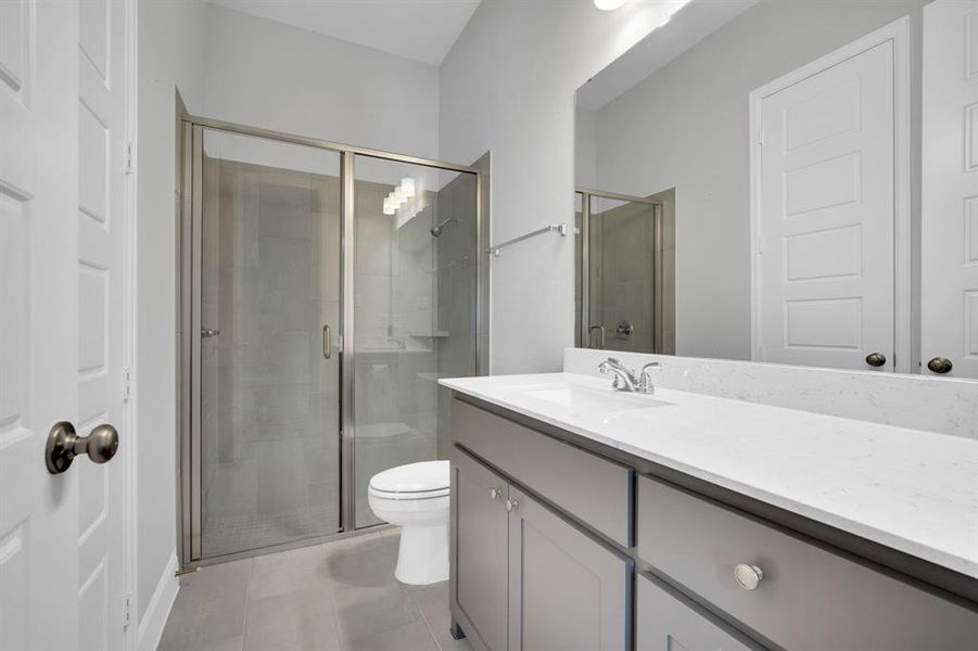Furnished interior view inside a new home in Bridgewater, Midlothian (Image 8).