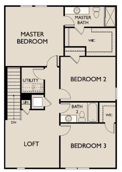 2D floor plan layout of this home in Watson Hill, Summerville, SC (Image 3). 2D floor plan layout of this home in Watson Hill, Summerville, SC (Image 3).