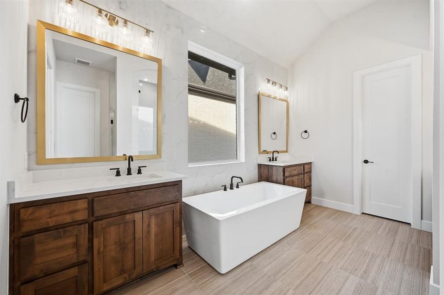 Furnished interior view inside a new home in Mustang Lakes, Celina (Image 13).