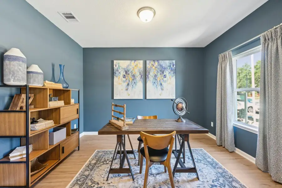 Oakshire II- Study. Sample image for illustration; upgrades, options, and colors may vary. Oakshire II- Study. Sample image for illustration; upgrades, options, and colors may vary.