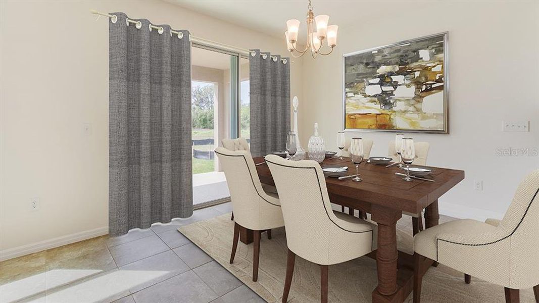 Furnished interior view inside a new home in , Zephyrhills (Image 6).