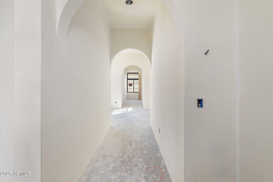 Hallway to secondary bedrooms