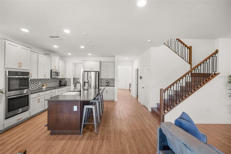 Furnished interior view inside a new home in Estates at Rivercrest, Sanford (Image 7).