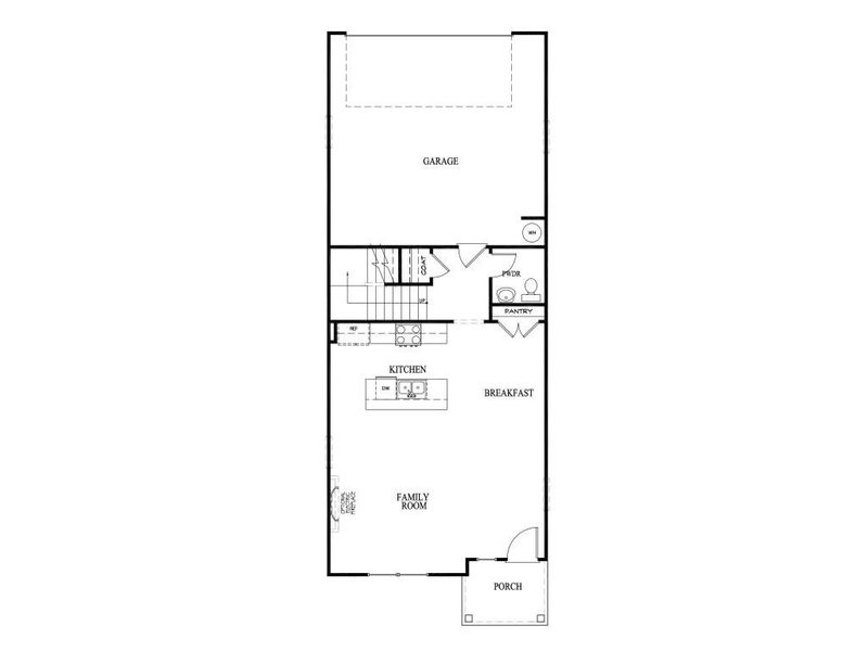 2D floor plan layout of this home in Carrington Walk, Powder Springs, GA (Image 2). 2D floor plan layout of this home in Carrington Walk, Powder Springs, GA (Image 2).