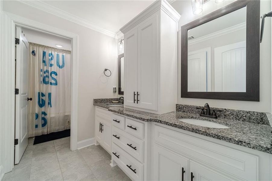 Furnished interior view inside a new home in , Statham (Image 10).