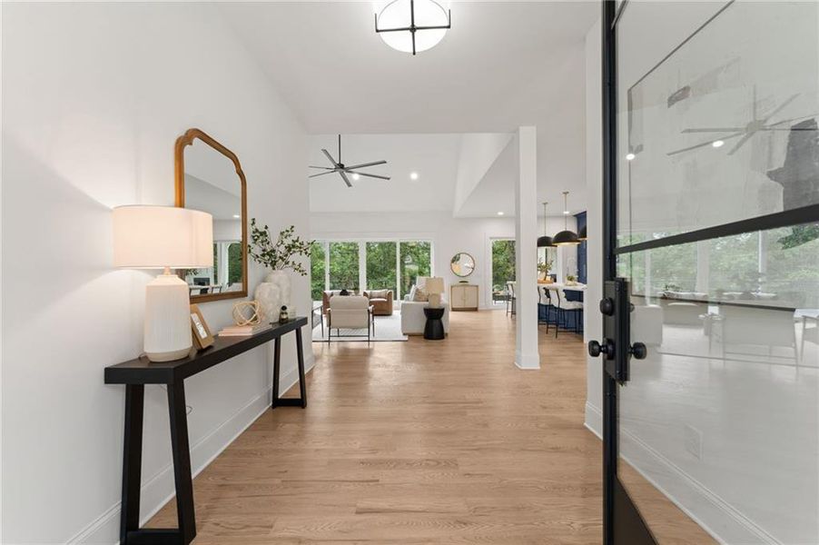 Furnished interior view inside a new home in , Dawsonville (Image 16).