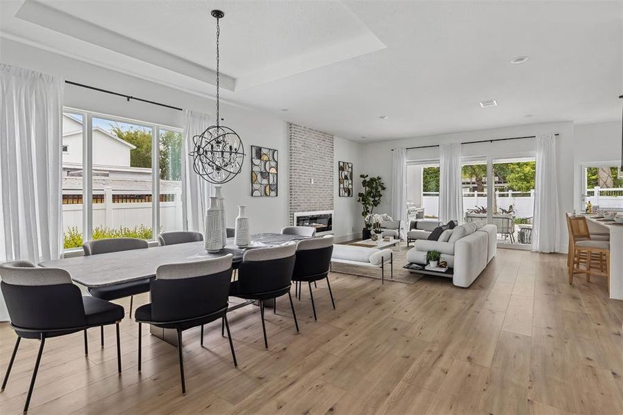 Furnished interior view inside a new home in , Winter Park (Image 28).