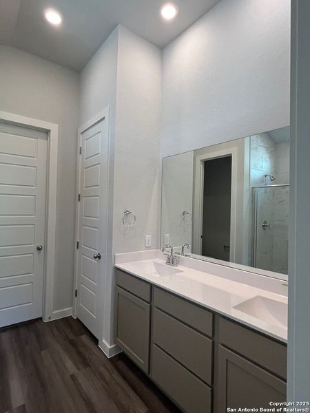Furnished interior view inside a new home in The Meadows at Hunters Ranch, San Antonio (Image 2). Furnished interior view inside a new home in The Meadows at Hunters Ranch, San Antonio (Image 2).
