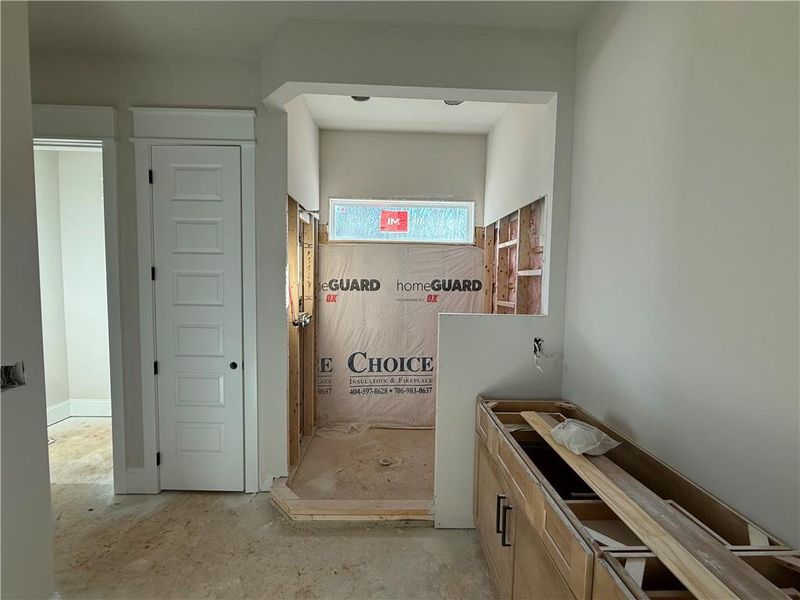 In-progress construction of a new home in , Pendergrass, GA (Image 15).