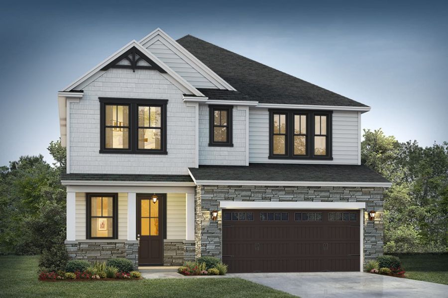 Delmar II Elevation 2  Homestead Color Package