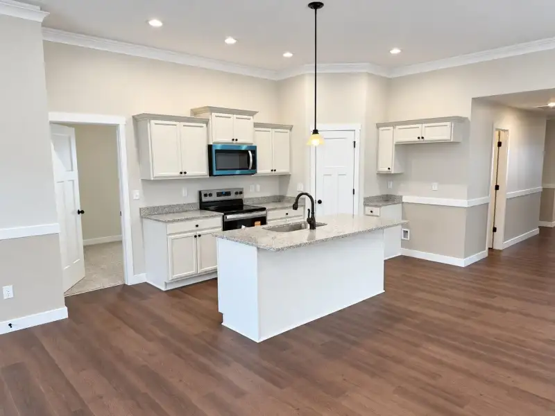 Furnished interior view inside a new home in Cleveland Meadows, Spartanburg (Image 4). Furnished interior view inside a new home in Cleveland Meadows, Spartanburg (Image 4).