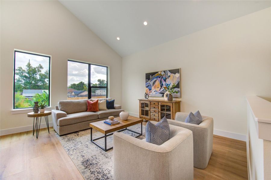 Furnished interior view inside a new home in , Houston (Image 20). Furnished interior view inside a new home in , Houston (Image 20).