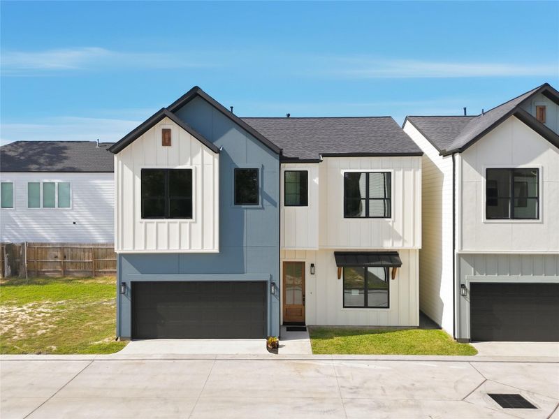 Front exterior of a new home in , Houston, TX, highlighting curb appeal (Image 2). Front exterior of a new home in , Houston, TX, highlighting curb appeal (Image 2).