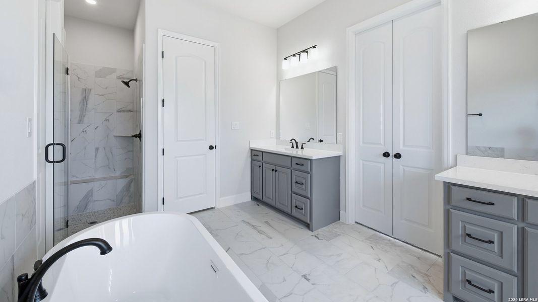 Furnished interior view inside a new home in The Dominion, San Antonio (Image 14).