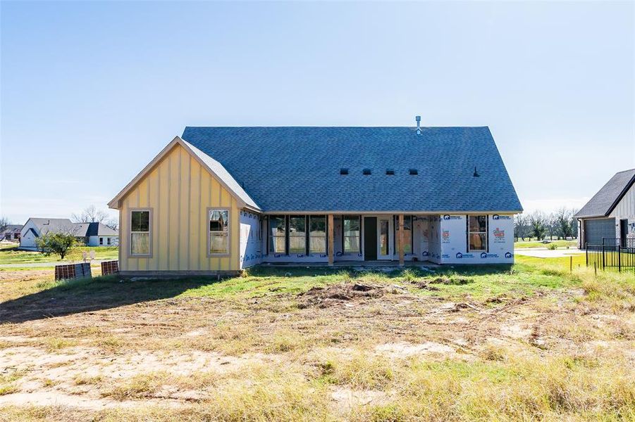 View of rear view of house