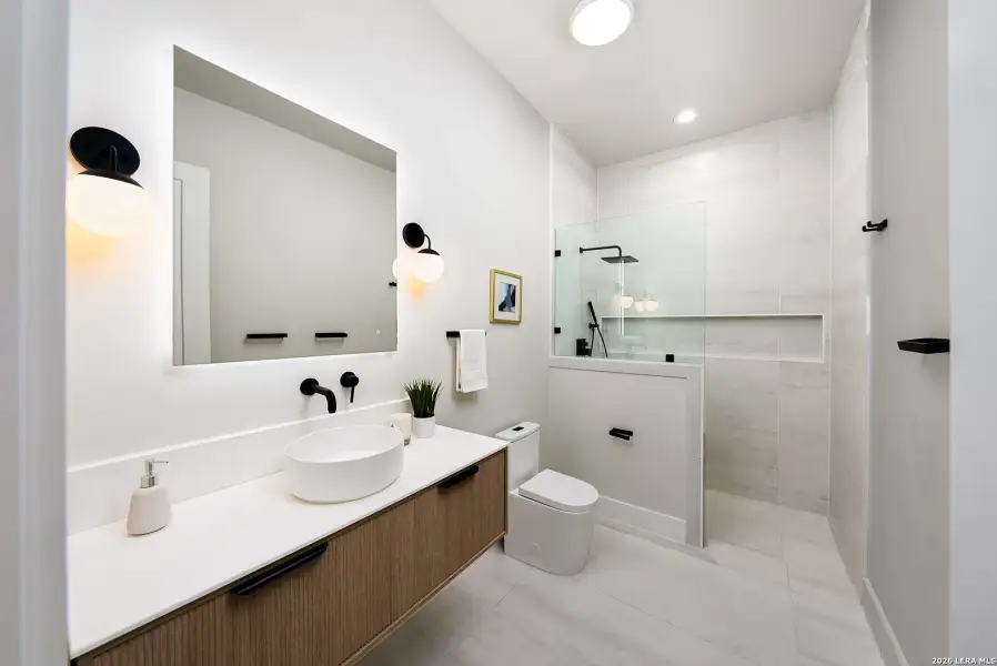 Furnished interior view inside a new home in , San Antonio (Image 55).
