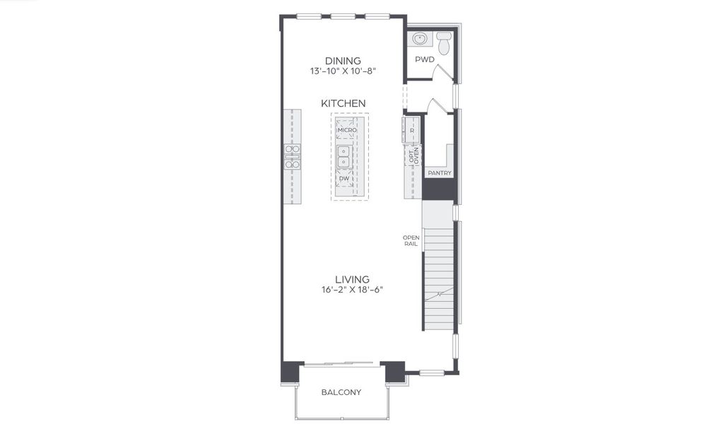 2D floor plan layout of this home in The Preserve on the Park, Addison, TX (Image 3). 2D floor plan layout of this home in The Preserve on the Park, Addison, TX (Image 3).