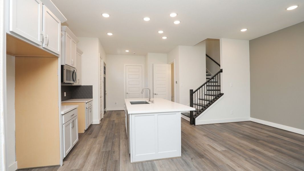 Furnished interior view inside a new home in Independence Heights, Houston (Image 11).