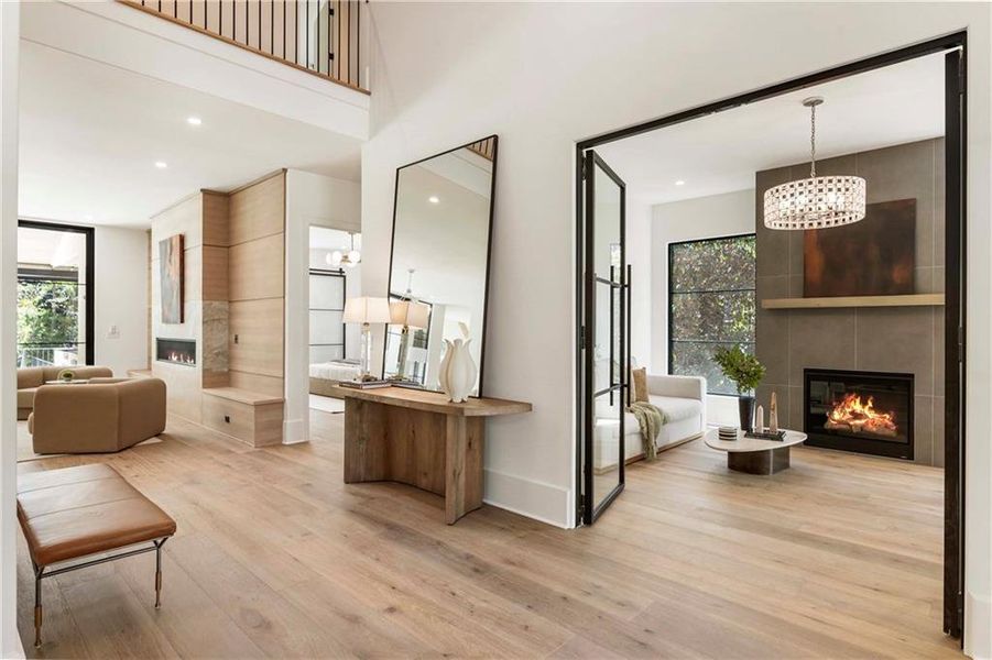 Furnished interior view inside a new home in , Sandy Springs (Image 50). Furnished interior view inside a new home in , Sandy Springs (Image 50).