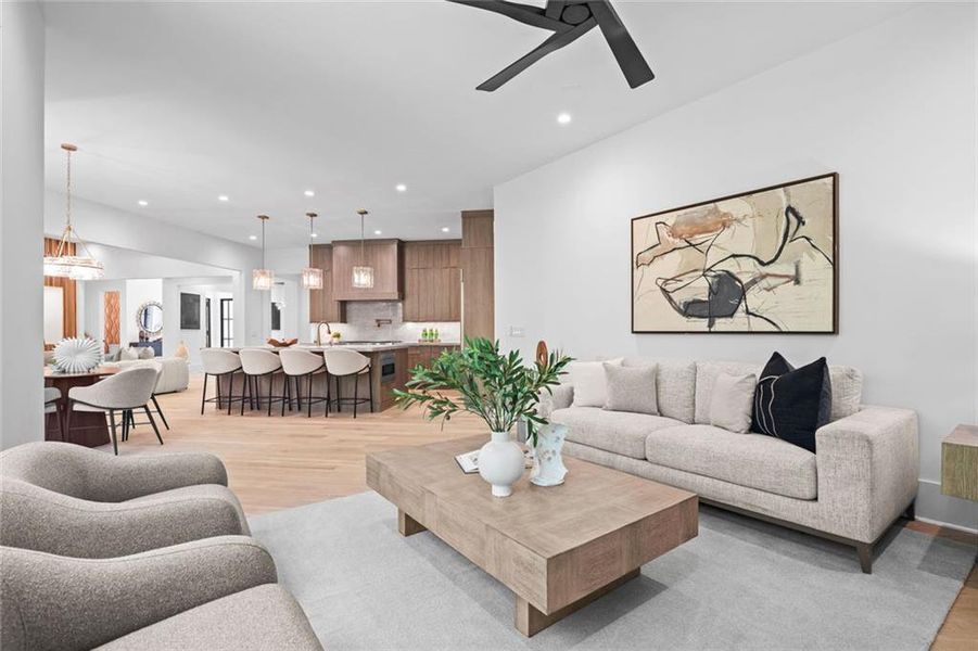 Furnished interior view inside a new home in , Atlanta (Image 49). Furnished interior view inside a new home in , Atlanta (Image 49).