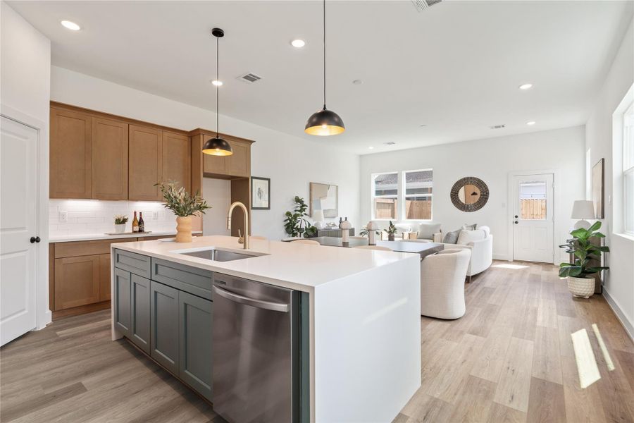 Furnished interior view inside a new home in , Houston (Image 3). Furnished interior view inside a new home in , Houston (Image 3).