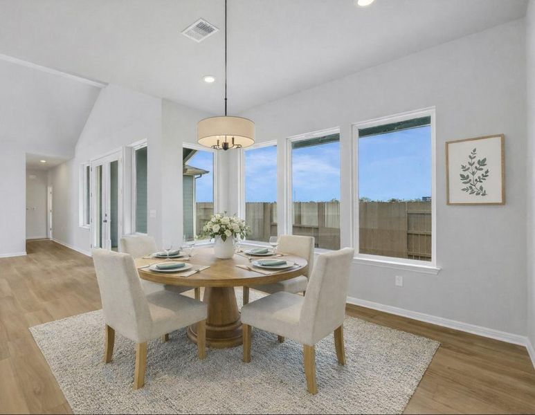 *Virtually Staged Dining Area*