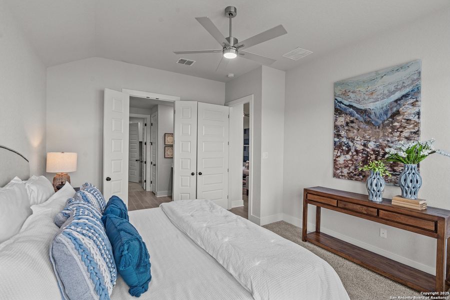 Furnished interior view inside a new home in Alsatian Oaks, Castroville (Image 11). Furnished interior view inside a new home in Alsatian Oaks, Castroville (Image 11).