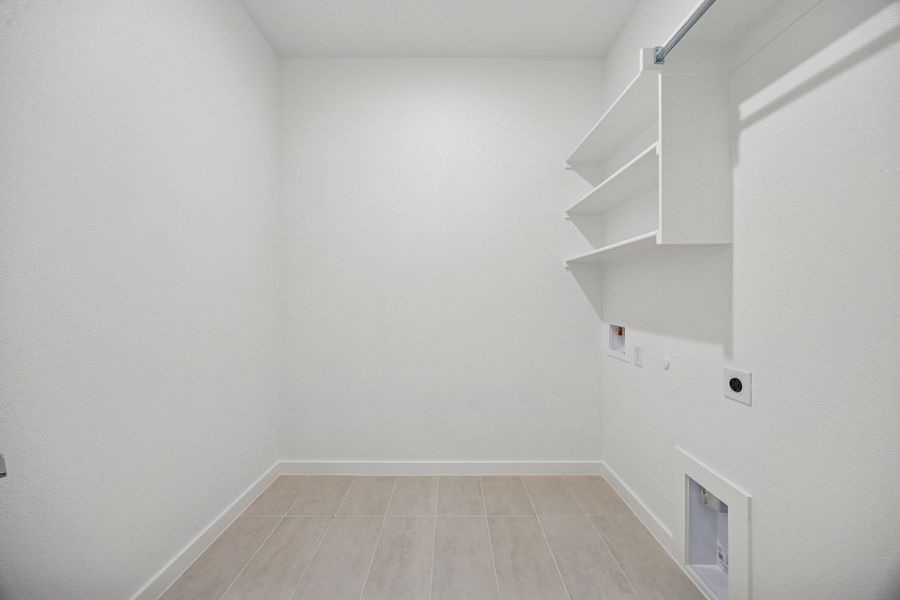 Utility Room in the Gilmour II home plan by Trophy Signature Homes – REPRESENTATIVE PHOTO