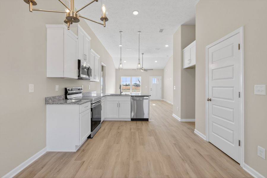 Furnished interior view inside a new home in Legacy Preserve, Tullahoma (Image 10).