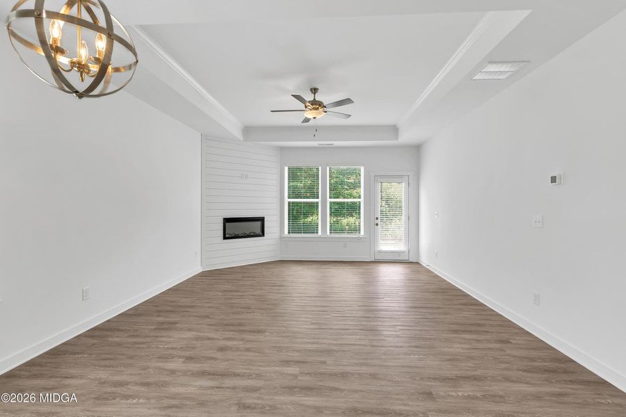 Spacious, unfurnished interior of a new home in Langston Place, Perry (Image 13). Spacious, unfurnished interior of a new home in Langston Place, Perry (Image 13).