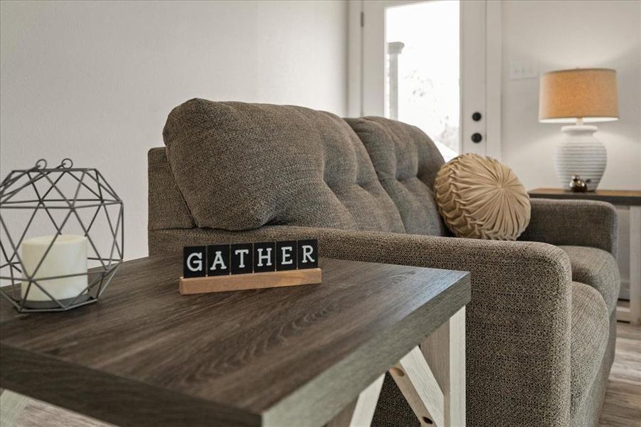 Close-up of interior finishes inside a home in , Lone Oak (Image 19).