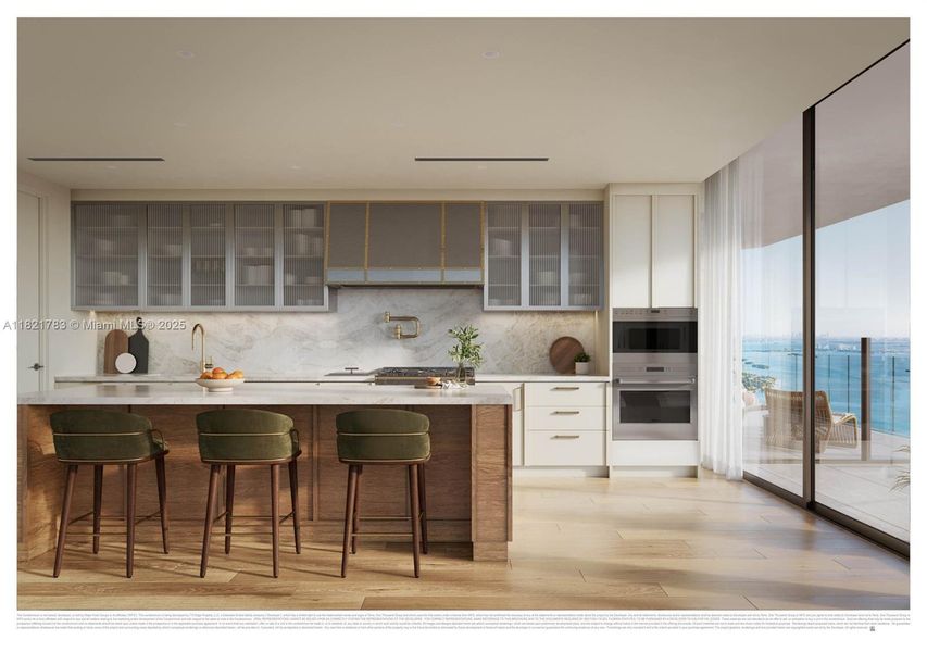 Furnished interior view inside a new home in Villa Miami, Miami (Image 15).