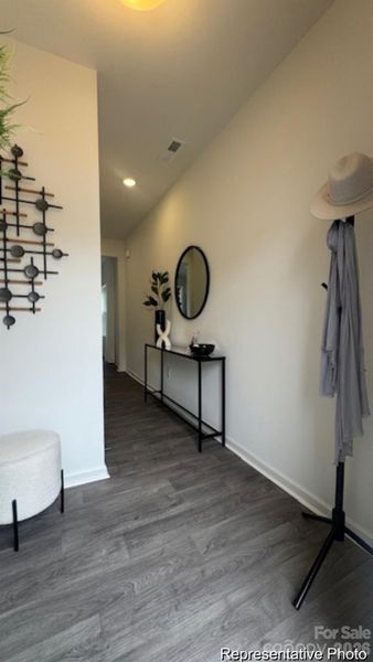 Furnished interior view inside a new home in Clark Village Townhomes, Charlotte (Image 3).