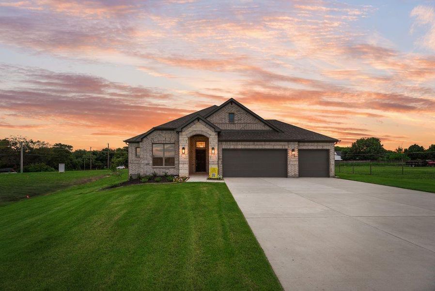 Front exterior of a new home in , Lowry Crossing, TX, highlighting curb appeal (Image 19).